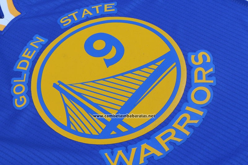Camiseta Golden State Warriors Adidas Personalizada Azul